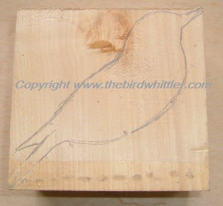 Thrush and the block of wood is lime.