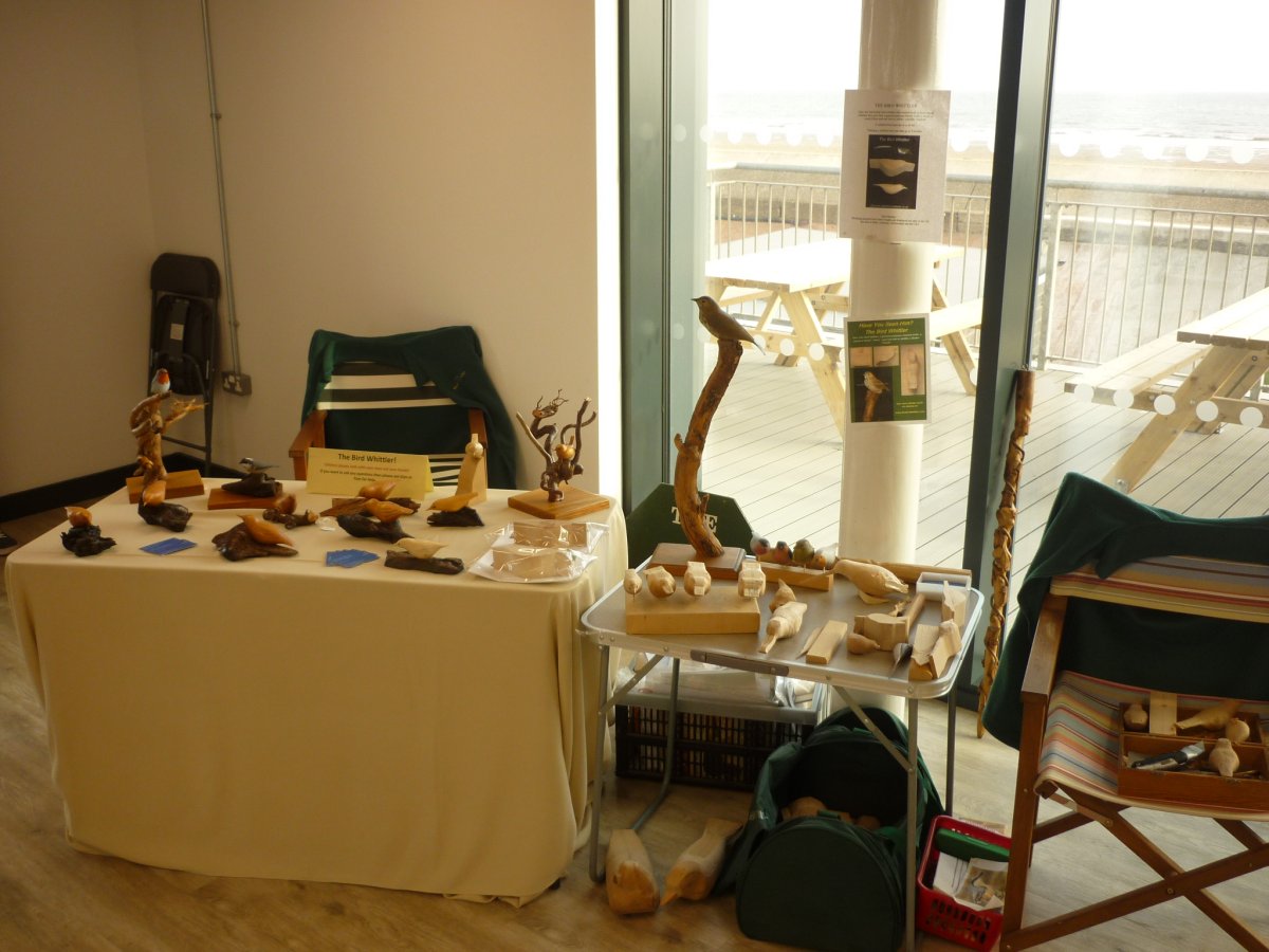 The Bird Whittler display at the Seaview Colonnade. The Bird Whittler display at the Seaview Colonnade.